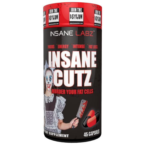 Insane Labz термогеник Insane Cutz, 45 шт., нейтральный insane labz straine 256г черника