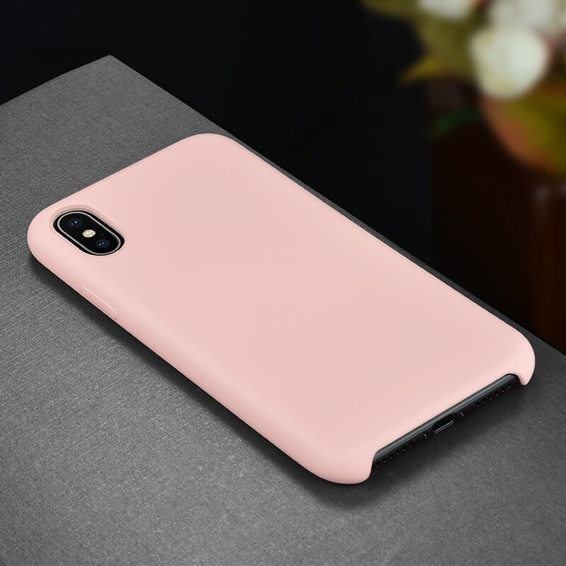 Чехол-накладка для iPhone XS Max HOCO PURE TPU розовая