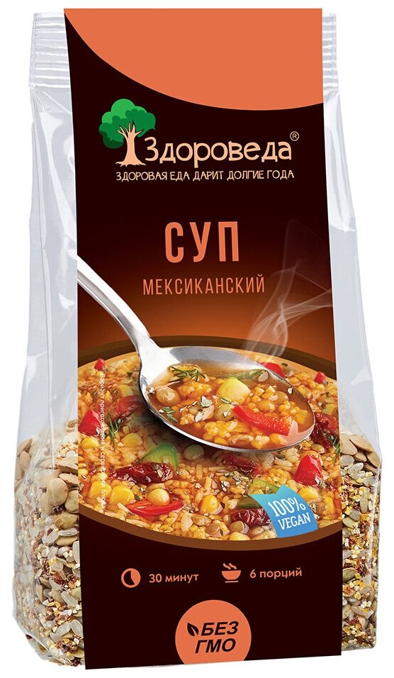 Суп мексиканский с рисом и кукурузой (Здороведа), 250 г