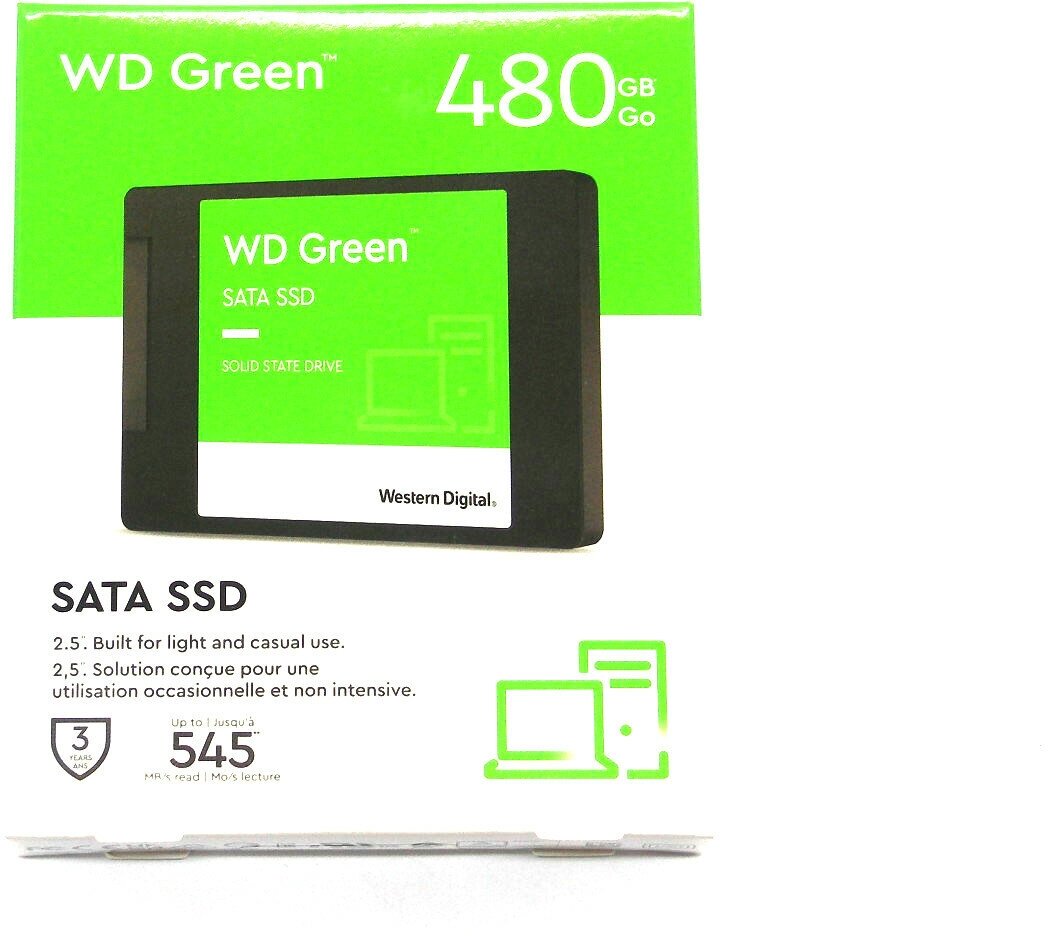 Твердотельный накопитель Western Digital WD Green SATA 480 ГБ SATA WDS480G3G0A - фотография № 12