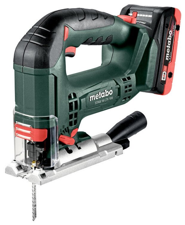 Аккумуляторный электролобзик Metabo STAB 18 LTX 100 4.0Ач х2 кейс