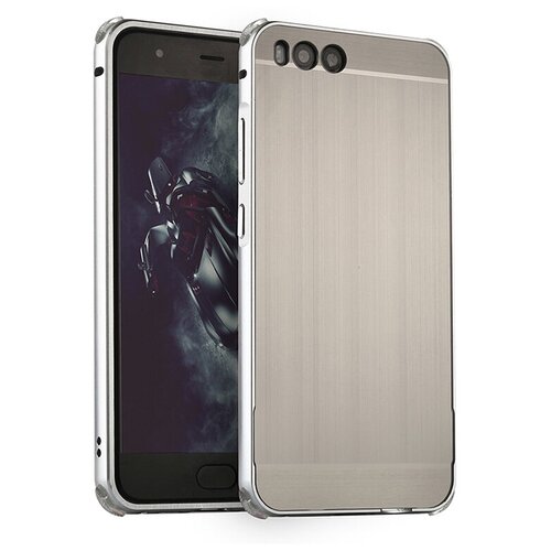 фото Чехол-бампер mypads для asus zenfone 3 deluxe zs570kl c алюминиевым металлическим бампером и поликарбонатной накладкой серебристый
