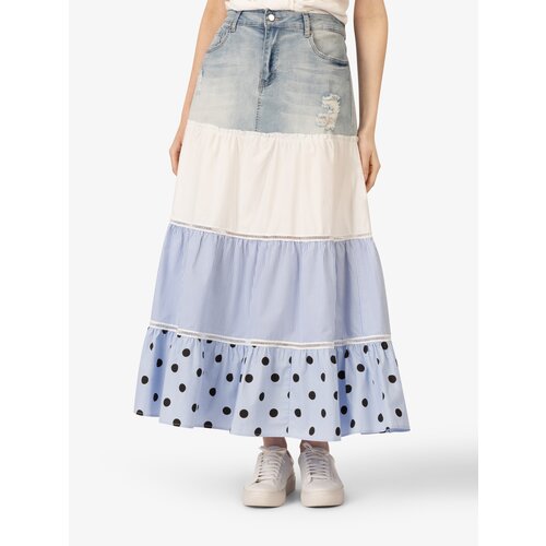 фото Юбка apart, размер 36, голубой