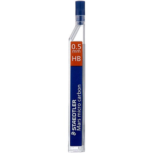 Staedtler Грифели для механических карандашей Mars micro HB, 0.5 мм, 12 шт. pilot грифели для механического карандаша ppl 7 hb 0 7 мм 12 шт