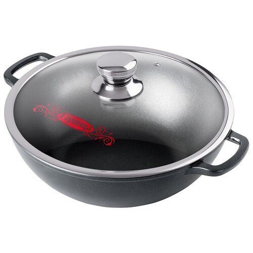 Казан «Классик», 6 л, d=28 см, стеклянная крышка, антипригарное покрытие