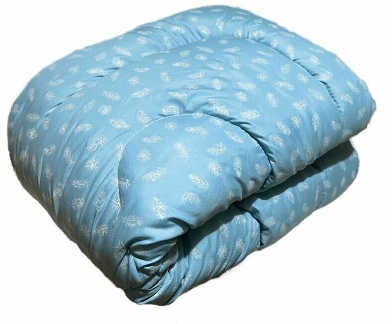 Одеяло Лебяжий пух всесезонное 2 спальное чехол тик - фотография № 8