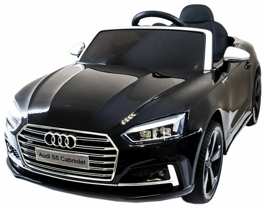 Детский электромобиль Audi S5 Cabriolet LUXURY 2.4G - Black - HL258-LUX-B