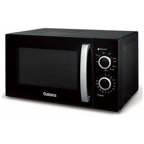 Микроволновая печь GALANZ MOG-2009MB 20л, 700Вт, черный