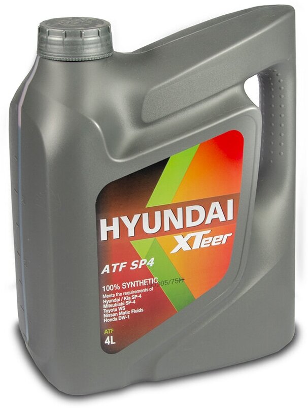 Масло трансм. Hyundai ATF SP4 синтет. 4л (1041017) - фото №6