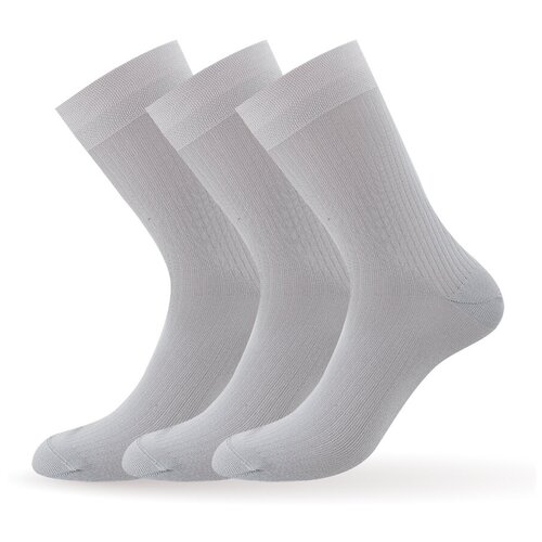Носки Omsa, 3 уп., размер 45-47, серый мужские носки omsa 1 пара 3 уп высокие размер 45 47 серый