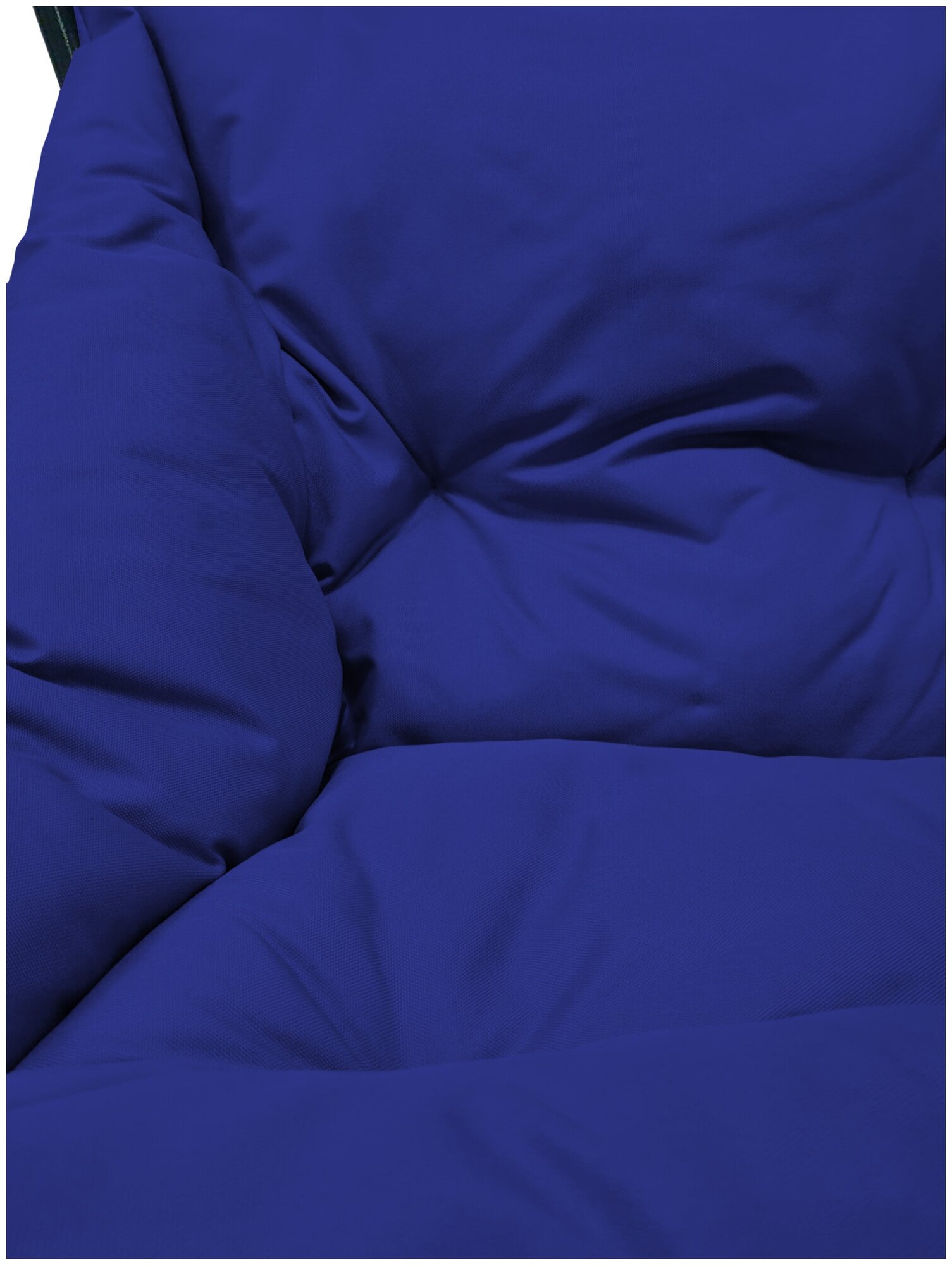 Кресло черное M-Group Чил 12360410, синяя подушка - фотография № 5
