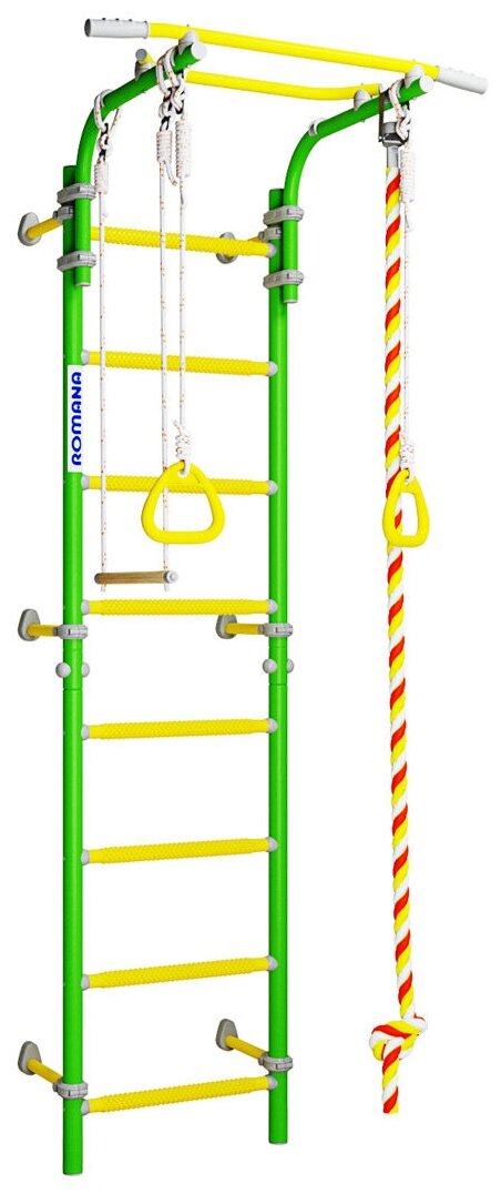 Детский спортивный комплекс «Романа» Next 1, 840 × 860 × 2270 мм, цвет зелёное яблоко