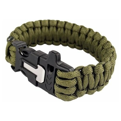 фото Браслет для выживания из паракорда paracord (+огниво, свисток и компас) китай