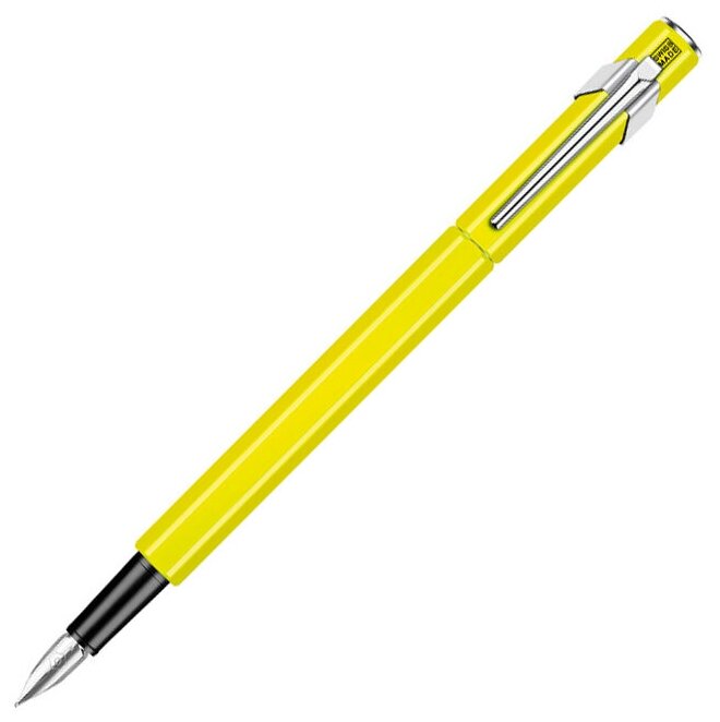 Перьевая ручка Caran d'Ache Office 849 Fluorescent Yellow перо F (841.470)