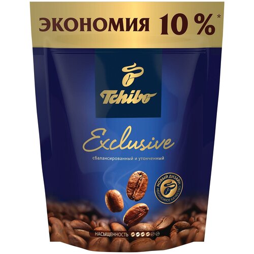 Упаковка 14 штук Кофе растворимый Tchibo Exclusive 75г крист Россия