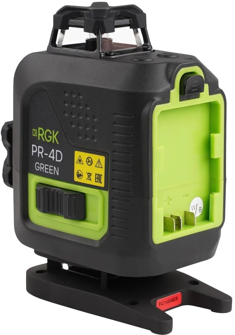 Лазерный уровень RGK PR-4D Green с зеленым лучом - фотография № 5