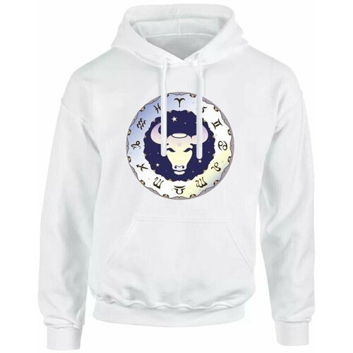 фото Худи, размер 50, белый migom