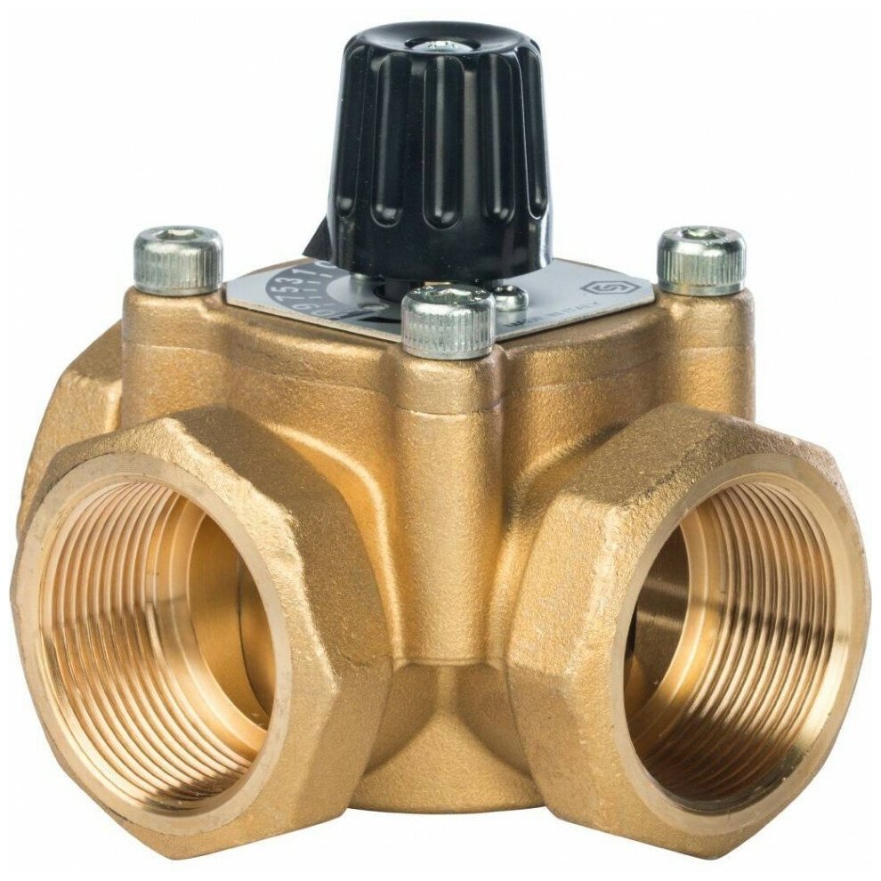 Трехходовой смесительный клапан ф1 1/2" KVs 26 м3/ч Stout (SVM-0003-014001)