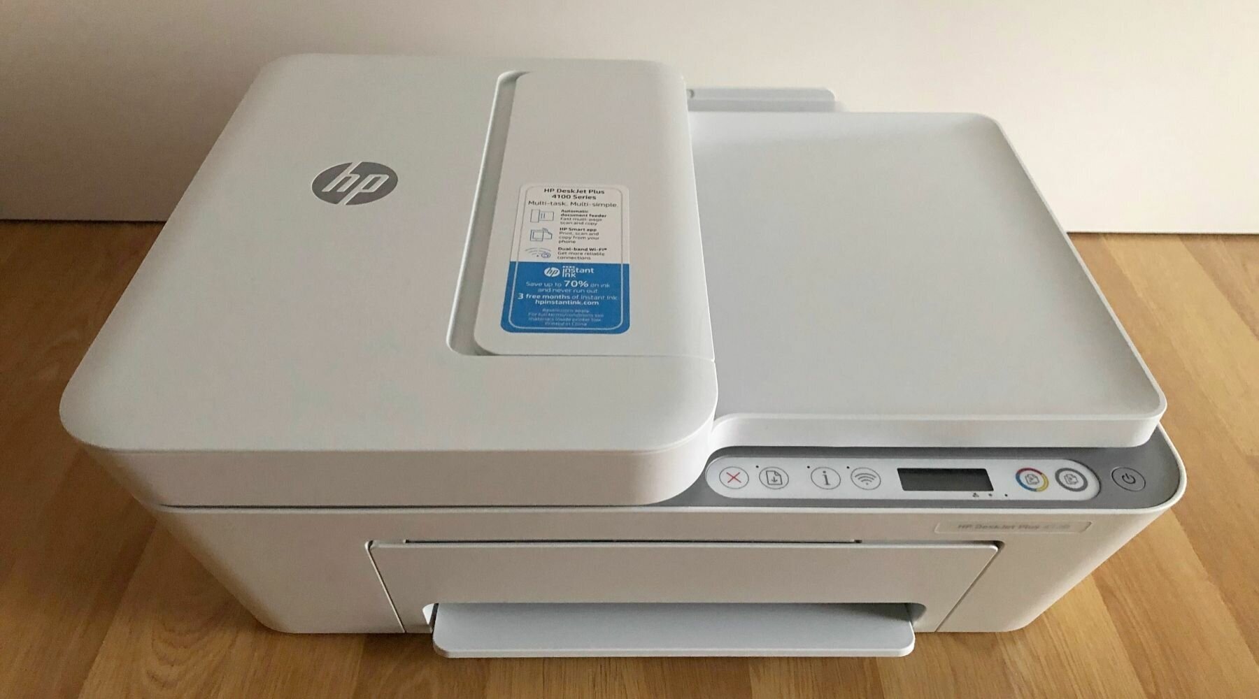 МФУ струйный HP DeskJet Plus 4120, A4, цветной, струйный, белый [3xv14b] - фото №14