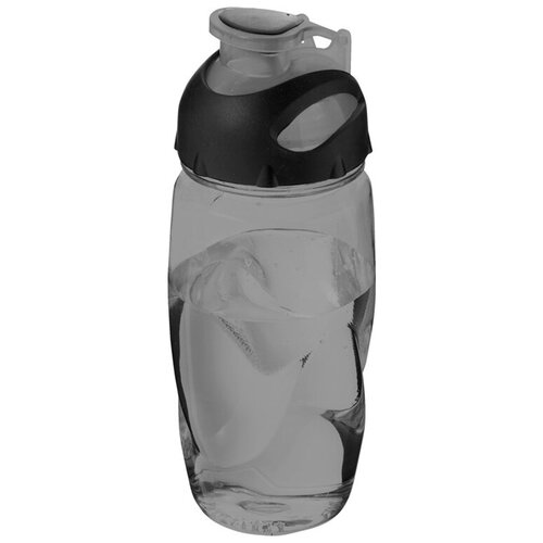 Бутылка для воды спортивная пластиковая, черного цвета, 700 мл