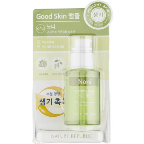 NATURE REPUBLIC Good Skin Noni Ampoule ампульная сыворотка с экстрактом нони, 30 мл ампульная сыворотка для лица с экстрактом нони nature republic good skin noni ampoule 30 мл