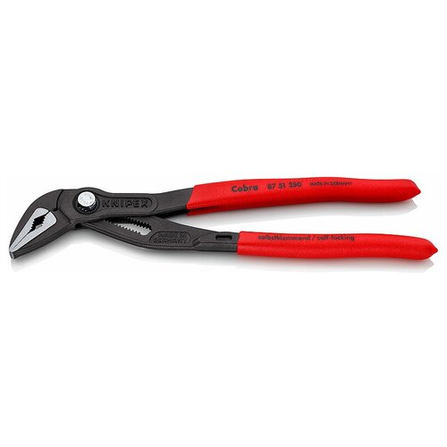 Сантехнические клещи Knipex 87 51 250 250 мм красный сантехнические клещи knipex 87 22 250 250 мм черный красный синий