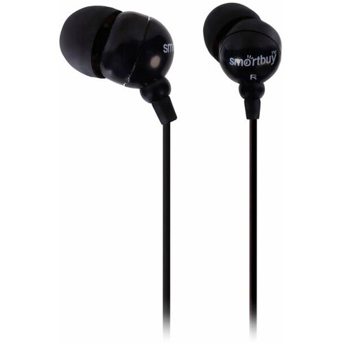 Наушники вкладыши smartbuy sbe-1100 color trend черн 1053₽