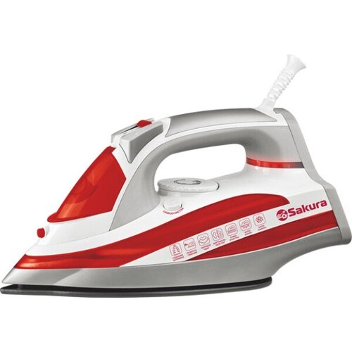 Утюг SAKURA SA-3054CR красныйбелый 174200₽