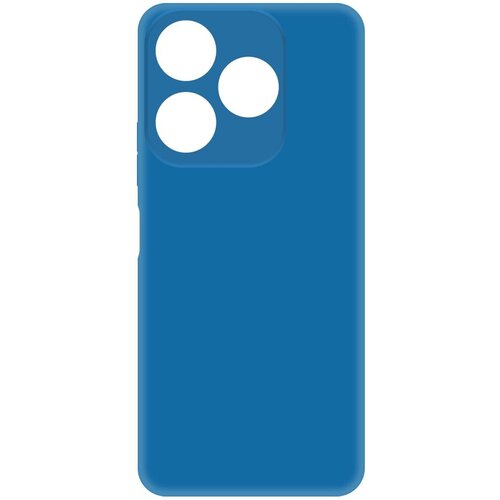 Чехол-накладка Krutoff Silicone Case для TECNO Spark 10/10C синий
