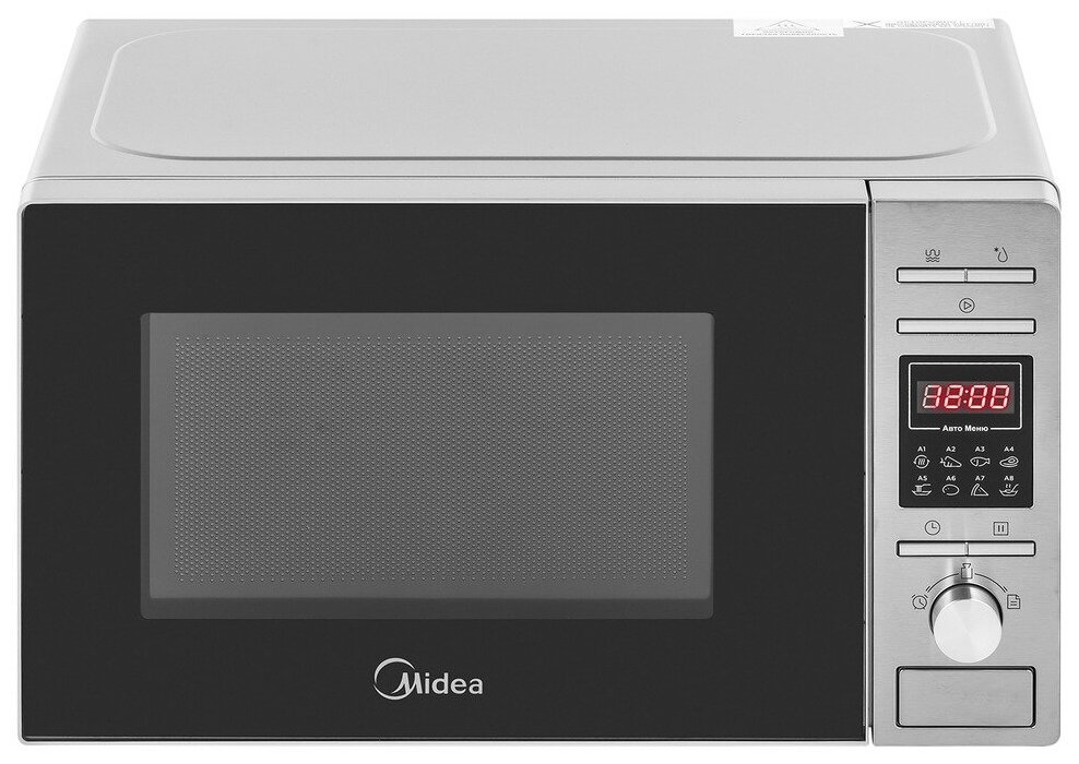 Микроволновая печь Midea AG820CP2-S серебристый - фотография № 4