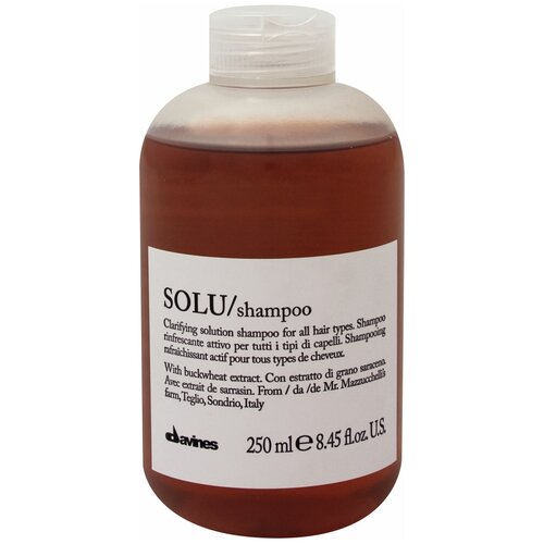 DAVINES Освежающий шампунь для глубокого очищения волос Solu Shampoo