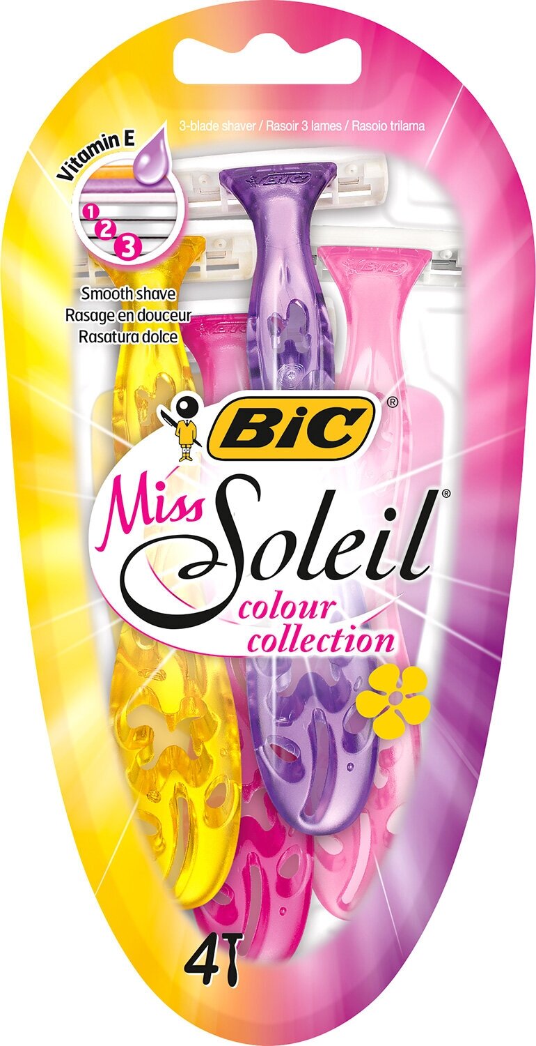 Бритва Bic Miss Soleil одноразовая три лезвия