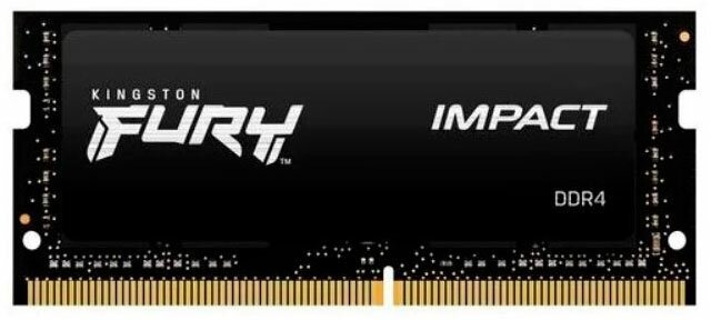 Модуль памяти Kingston Fury Impact DDR4 SO-DIMM 3200MHz PC-25600 CL20 - 8Gb KF432S20IB/8