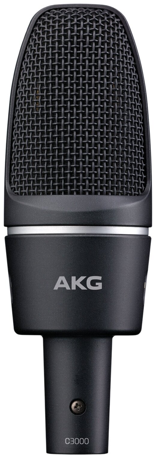 Микрофон проводной AKG C3000, разъем: XLR 3 pin (M), черный