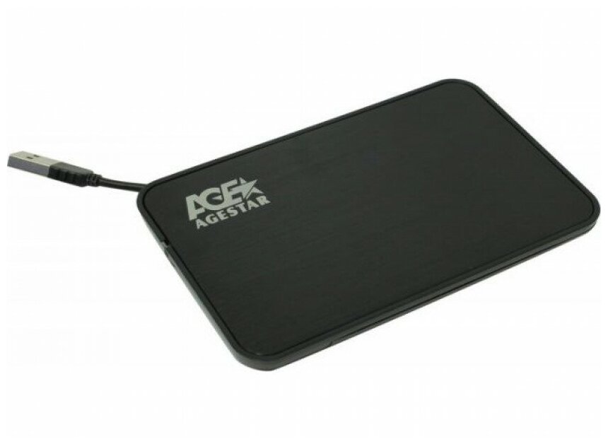 USB 2.0 Внешний корпус 2,5" SATA AgeStar SUB2A8 (BLACK)