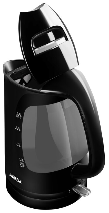 Чайник ARESA AR-3455, черный - фотография № 3