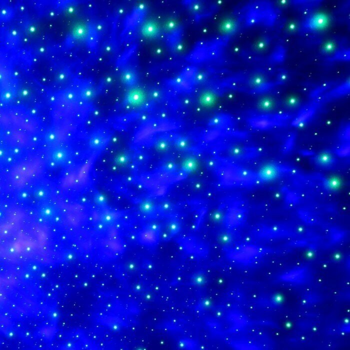 Световой прибор "Звездное небо" черный, 19х12 см, лазер/проектор, USB, Bluetooth, муз, RGB - фотография № 2