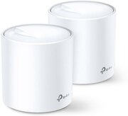 Беспроводной маршрутизатор TP-LINK Whole-Home Mesh Deco X60 Wi-Fi 6 802.11ax, 3000(574+2402) Мбит/с, 2.4ГГц и 5ГГц, 2xLAN (2-pack)