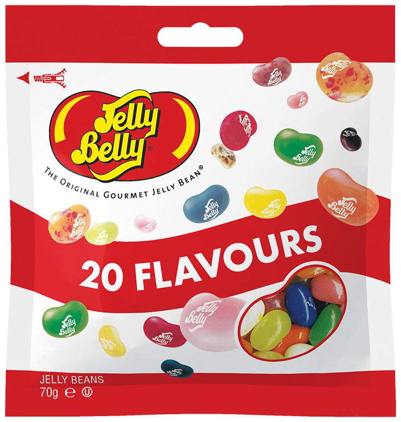 Драже жевательное "Ассорти 20 вкусов" 70гр Jelly Belly/ Таиланд