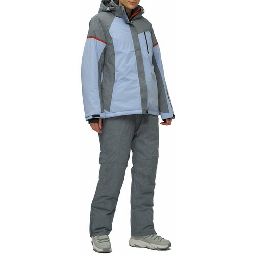 Комплект с брюками  для сноубординга, зимний, силуэт полуприлегающий, утепленный, водонепроницаемый, размер 54, фиолетовый