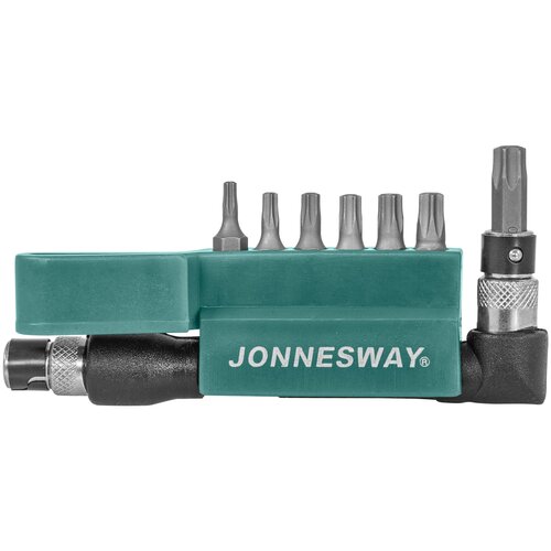 Комплект вставок-бит 1/4DR TORX®, T10-T40, c Г-образным приводом, 8 предметов Jonnesway