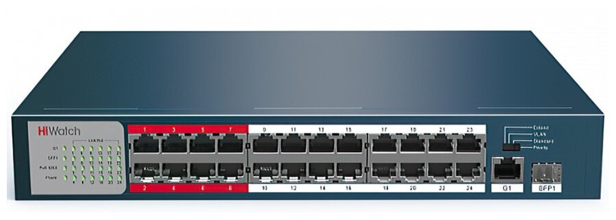 Коммутатор Hikvision HiWatch DS-S2624PB