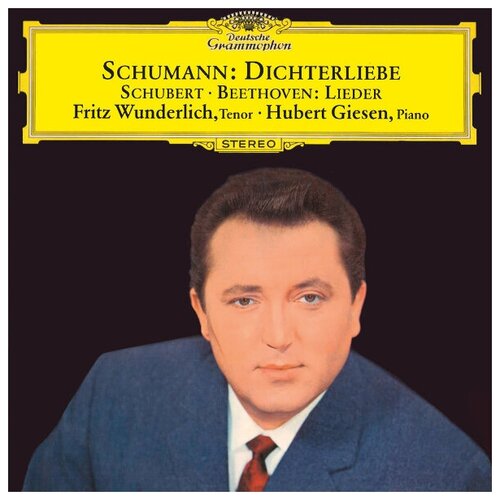 Виниловые пластинки, Deutsche Grammophon, WUNDERLICH, FRITZ - Schumann/ Beethoven/ Schubert (LP) виниловые пластинки deutsche grammophon horowitz in moscow lp