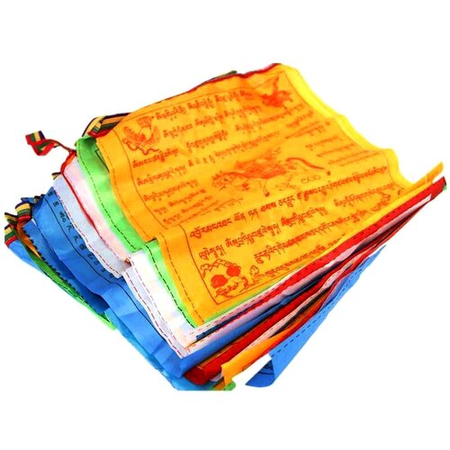 Лунгта тибетские флаги 10 шт на ленте