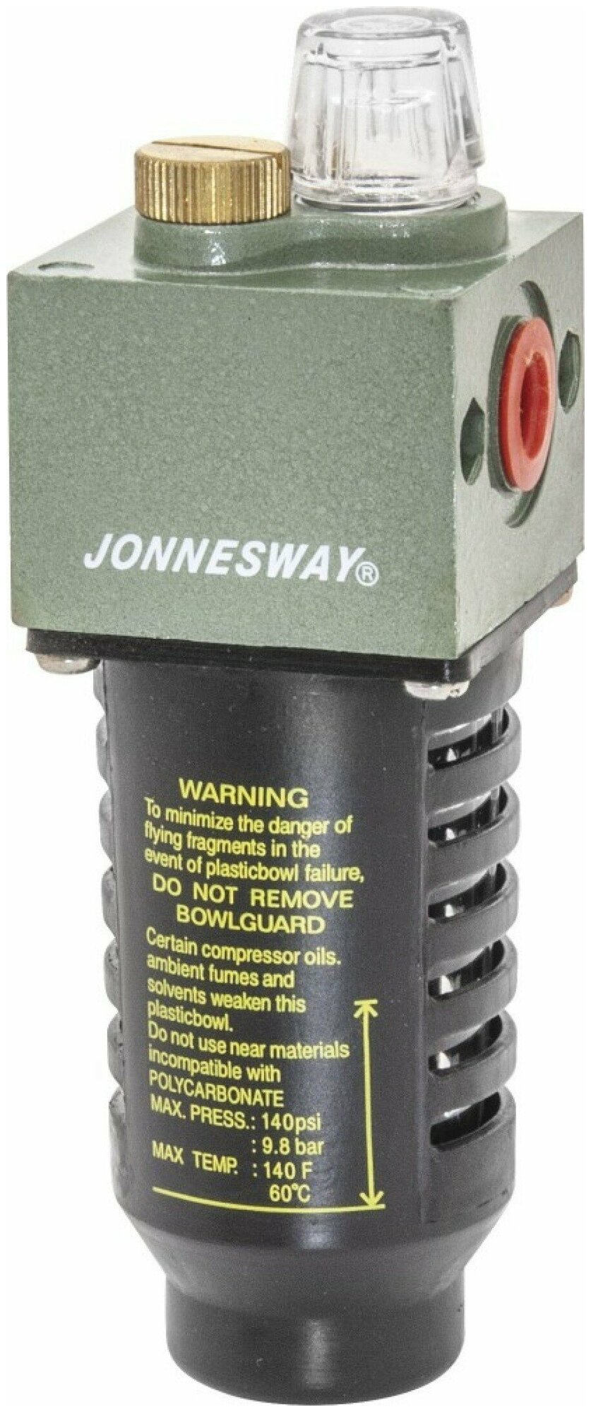 Смазочное устройство (лубрикатор) для пневмоинструмента 3/8" JAZ-6712 JONNESWAY 47503