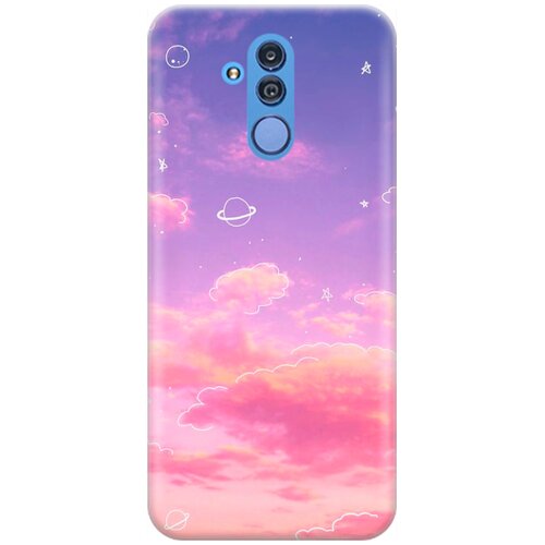 RE: PA Накладка Transparent для Huawei Mate 20 Lite с принтом Розовое небо и космос re pa накладка transparent для huawei p30 pro с принтом розовое небо и космос