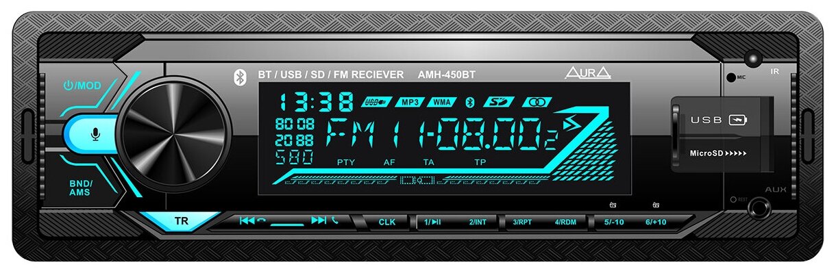 Автомагнитола c BlueTooth AurA AMH-450BT