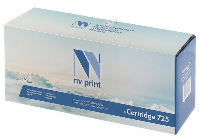 Картридж NV PRINT 725 для Canon i-SENSYS LBP6000/LBP6020/LBP6030/MF3010 (1600k), черный