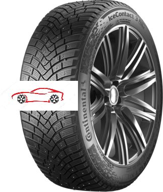 Зимние шипованные шины Continental IceContact 3 (275/50 R20 113T)