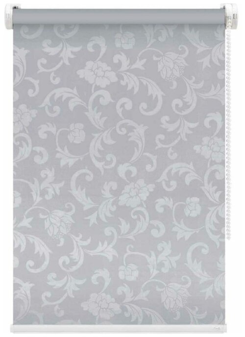 Рулонная штора FixLine Bloom, 70х180 см, серый